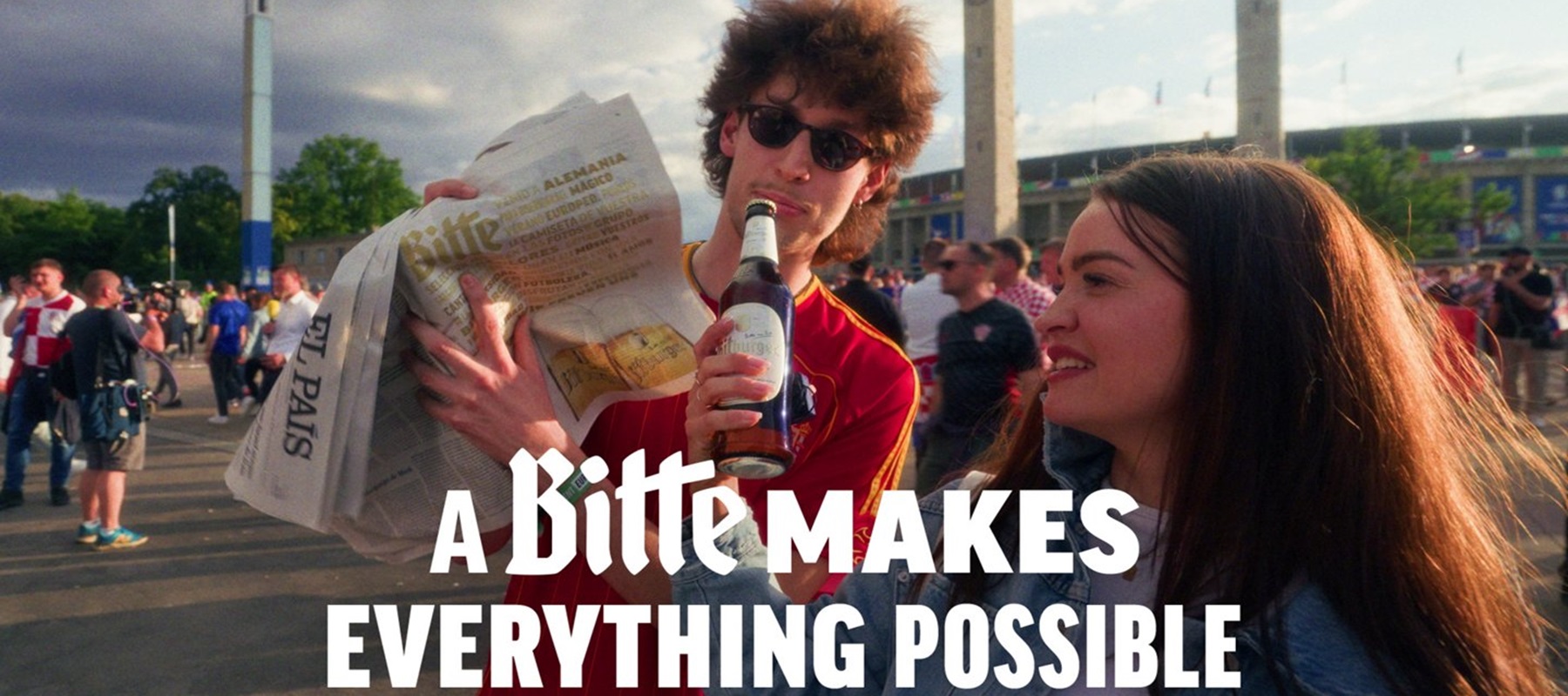 Bitburger unveils 'Bitte', a campaign brewing connections across Europe